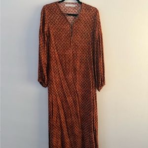 Christy Dawn dress with long sleeves and pockets, barely used/like new